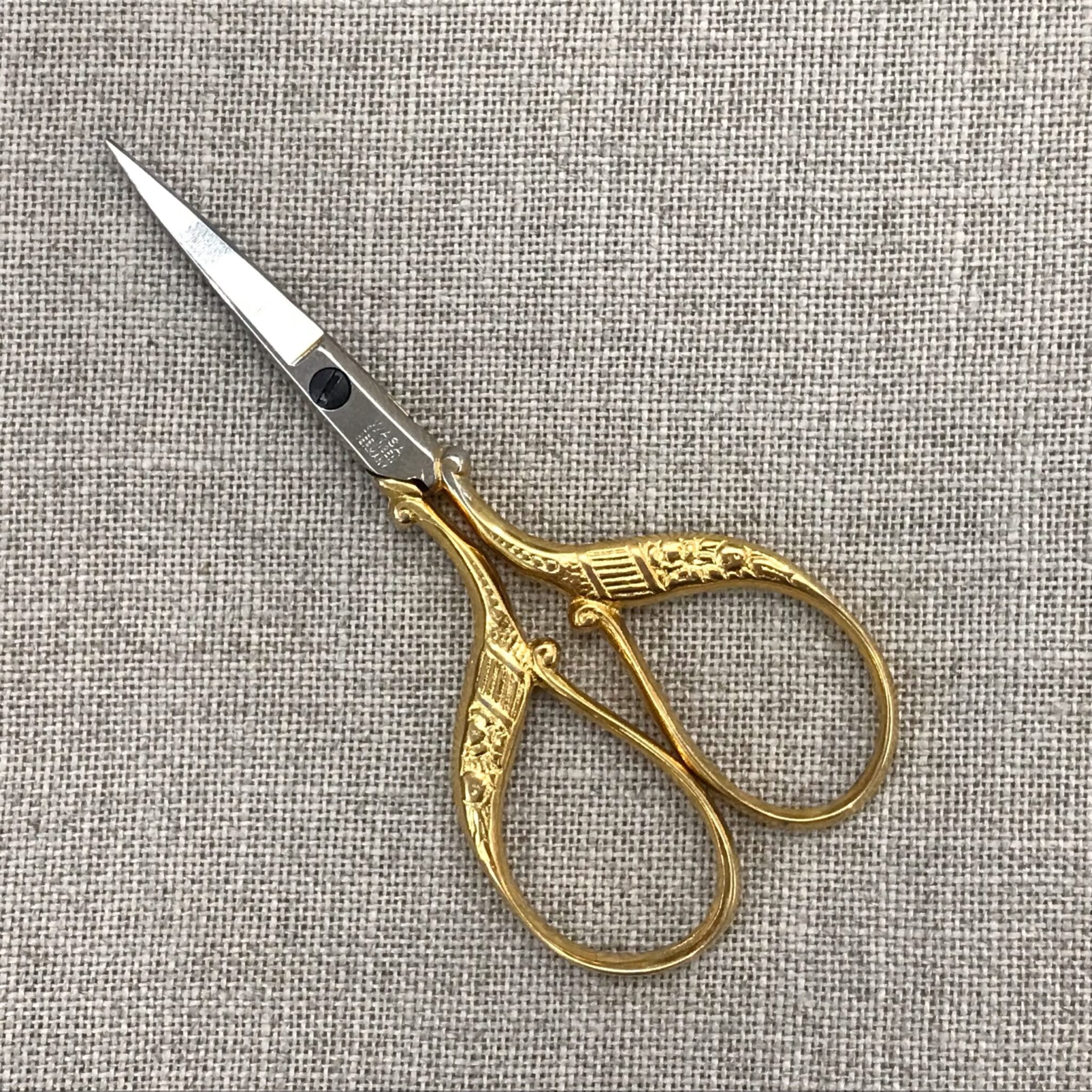 NTS Solingen 3.5" Stork Household Embroidery Scissors Made in Germany 
