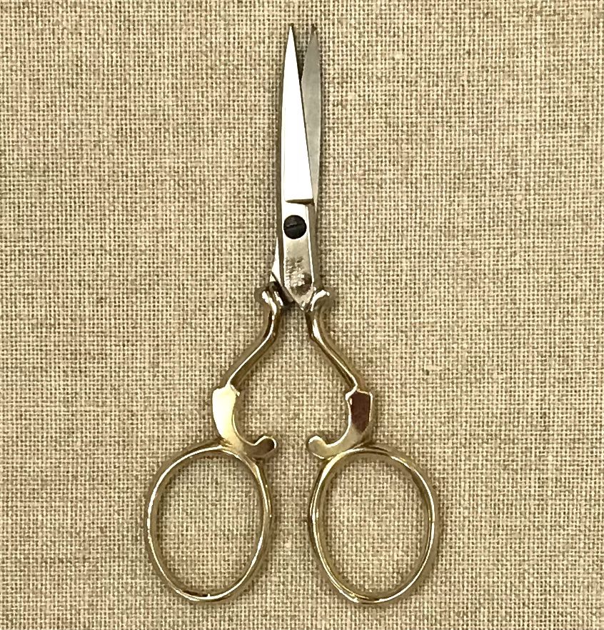 Embroidery Scissors HEART Scalloped 3-1/2 Gold Plated – CL Gifts