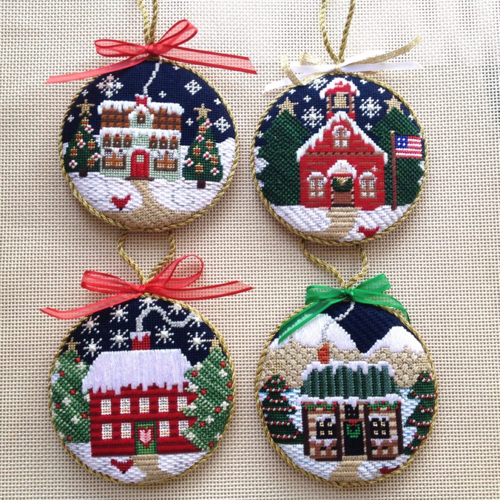 Finished Ornaments plus more Nimble Needle
