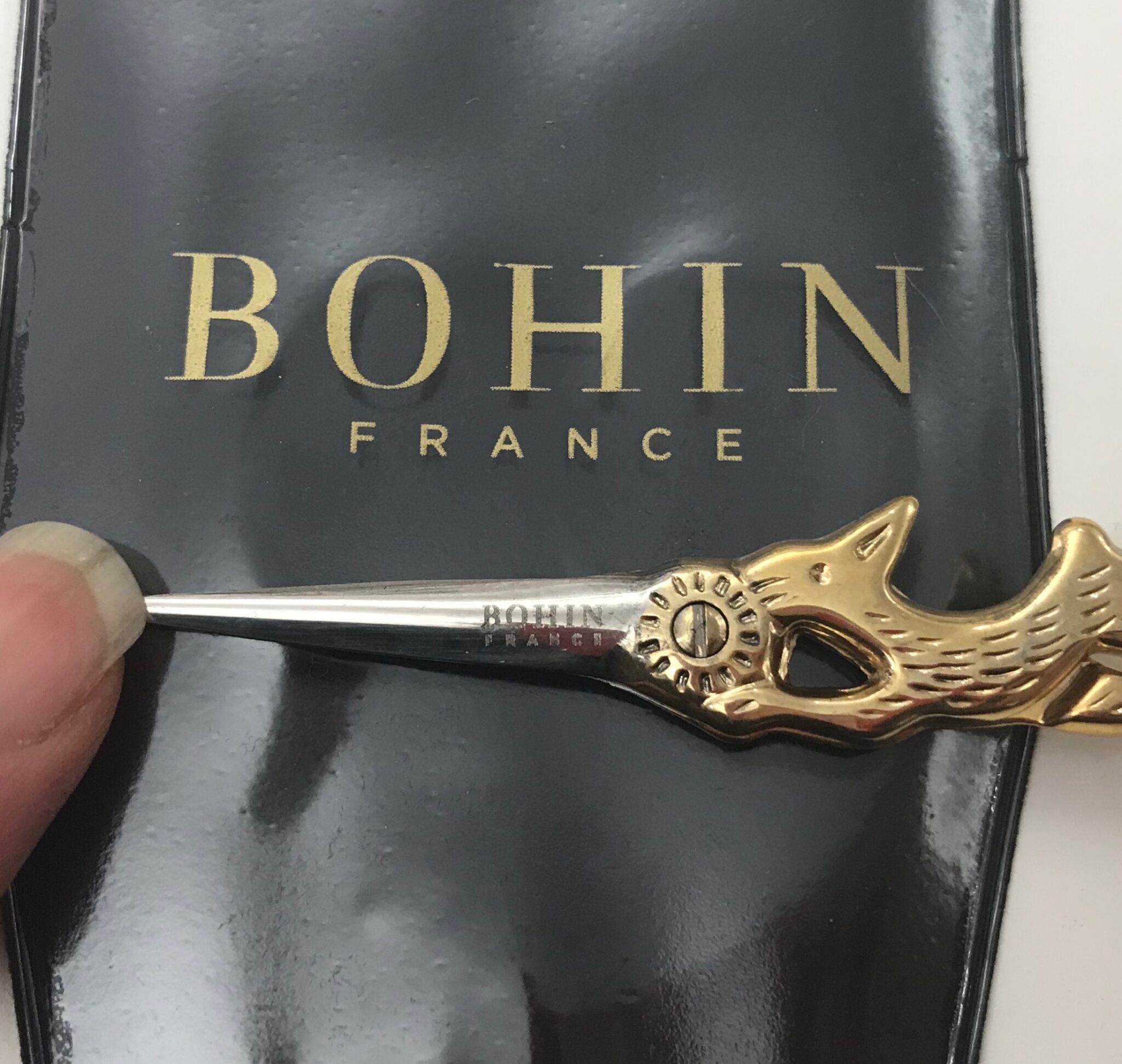 Bohin 2 1/4 inch Soft Touch Mini Embroidery Scissors