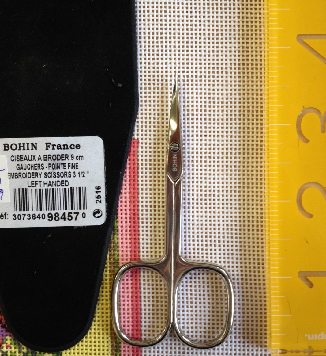 Bohin Gaucher Left Handed Embroidery Scissors - Needlepoint Joint