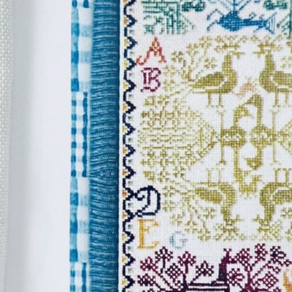 Embroidery Sampler Book in Blue - Nimble Needle