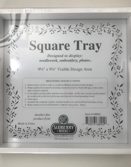 Sudberry Square Tray White