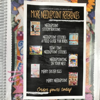 NEWEST! Needlepoint Notebook by Carolyn Hedge Bard