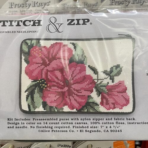 SNZ 520  Pink Hibiscus Cosmetic Purse