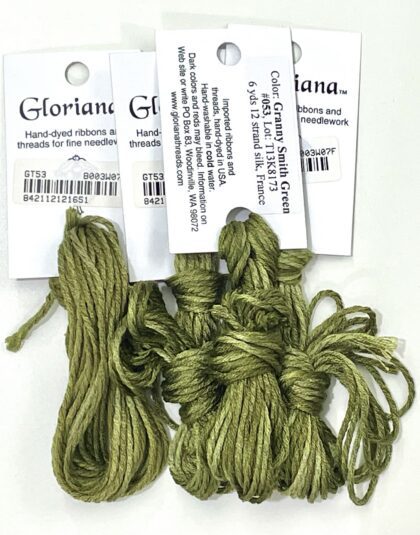 Gloriana 12 ply silk 053 Granny Smith Green