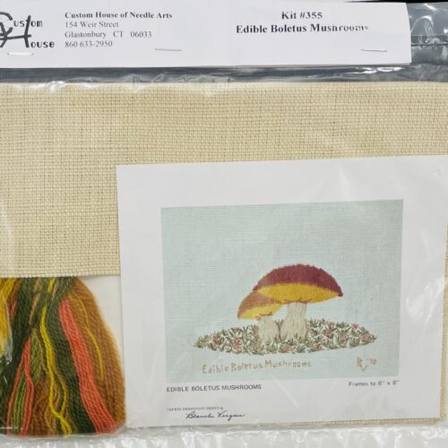 Edible Boletus Mushrooms Crewel Kit