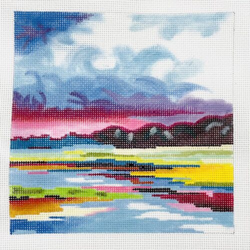 Colors of Praise River Landscape Abstract