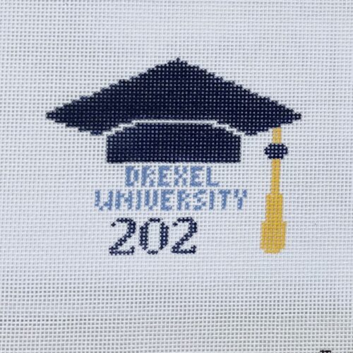 Drexel University Grad Cap ornament