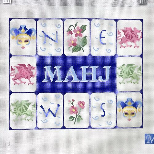 Mah Jongg  or MAHJ in Pink or Navy - Image 2
