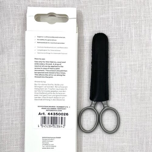 Dovo Anne 3.5" scissors Satin finish - Image 2