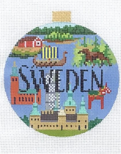Sweden Travel Ornament