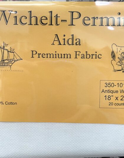 20 count Aida White Antique White 18 x 25