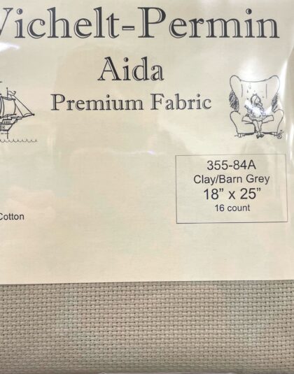 16 ct Aida Clay/Barn Grey 35584A
