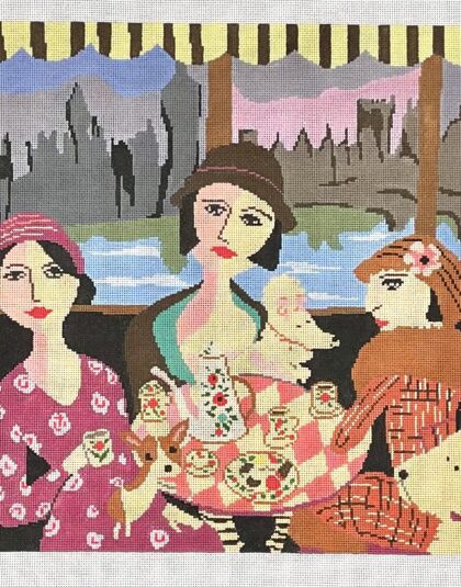 Edith, Ethel and Ezra, Tea Time on the Thames