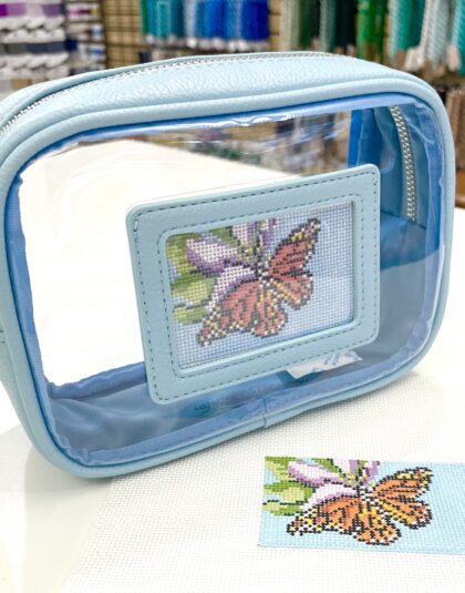Pop-In Pouch with Butterfly canvas