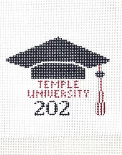 Temple University Grad Cap ornament