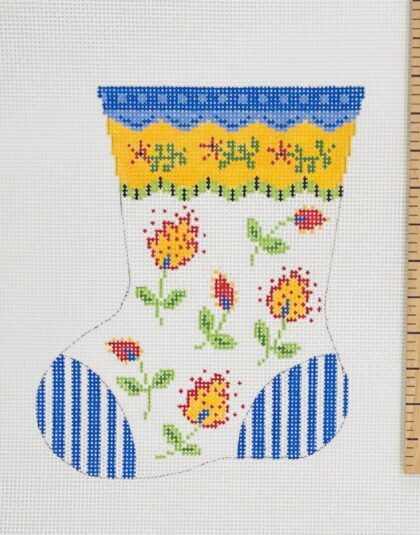 French mini stocking white