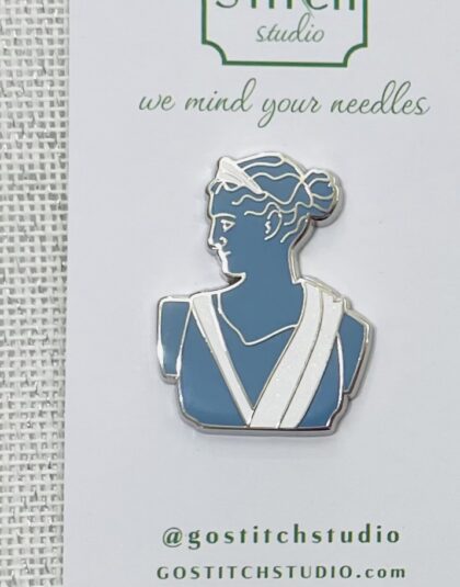 Greek Goddess statue Needle Minder
