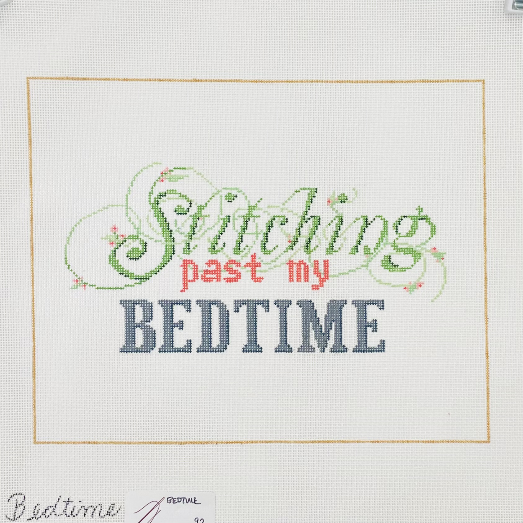 Stitching Past My Bedtime
