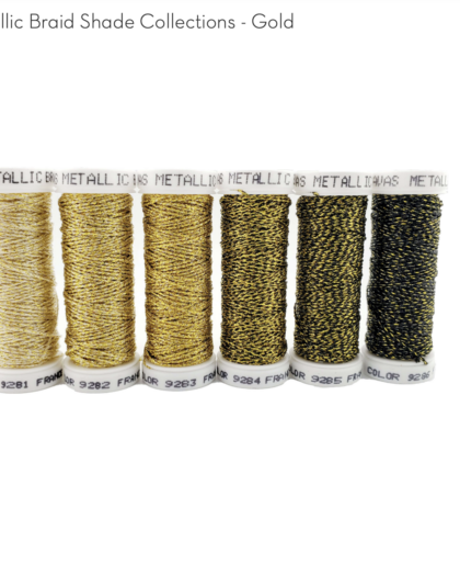 #12 Assorted Gold Metallic Collection AVS