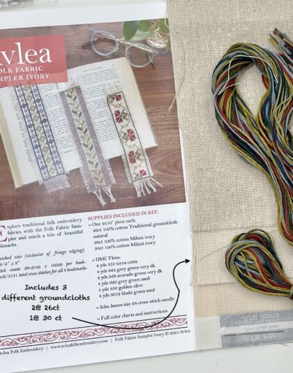 Folk Pattern Bookmarks on Natural