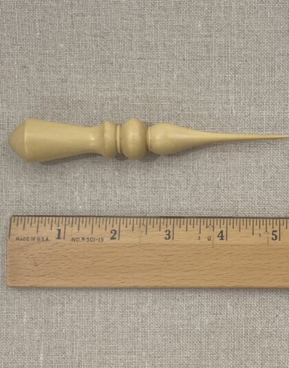 Orange Wood Hand Turned Laying Tool