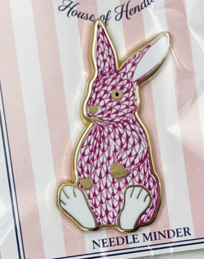 Herend Rabbit needle minder Pink