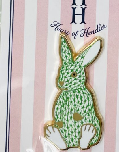Herend Rabbit needle minder Green