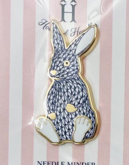 Herend Rabbit needle minder Blue