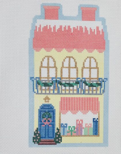 Christmas Village Yellow Shop