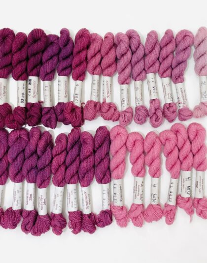 Renaissance Dyeing Crewel Wool Fuchsia Pinks